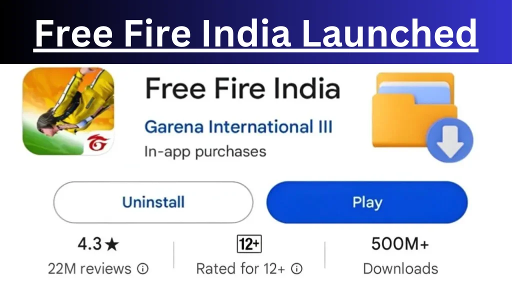 Free Fire India Launched